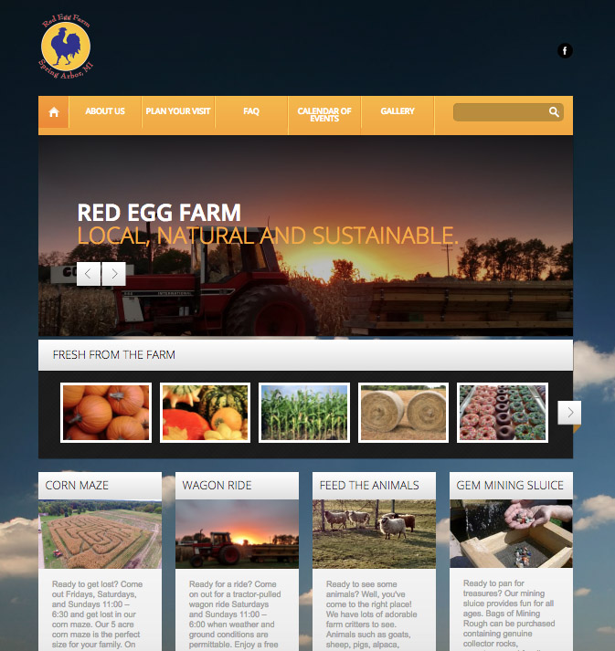 Red Egg Farm Website