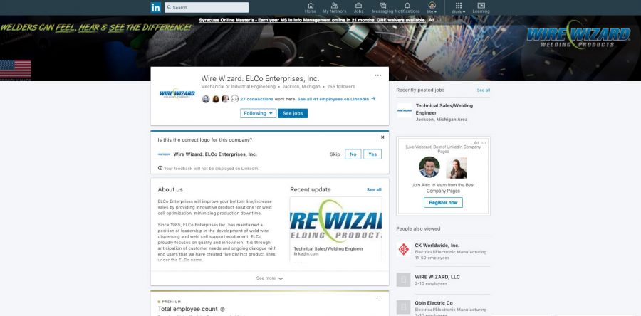 Wire Wizard LinkedIn